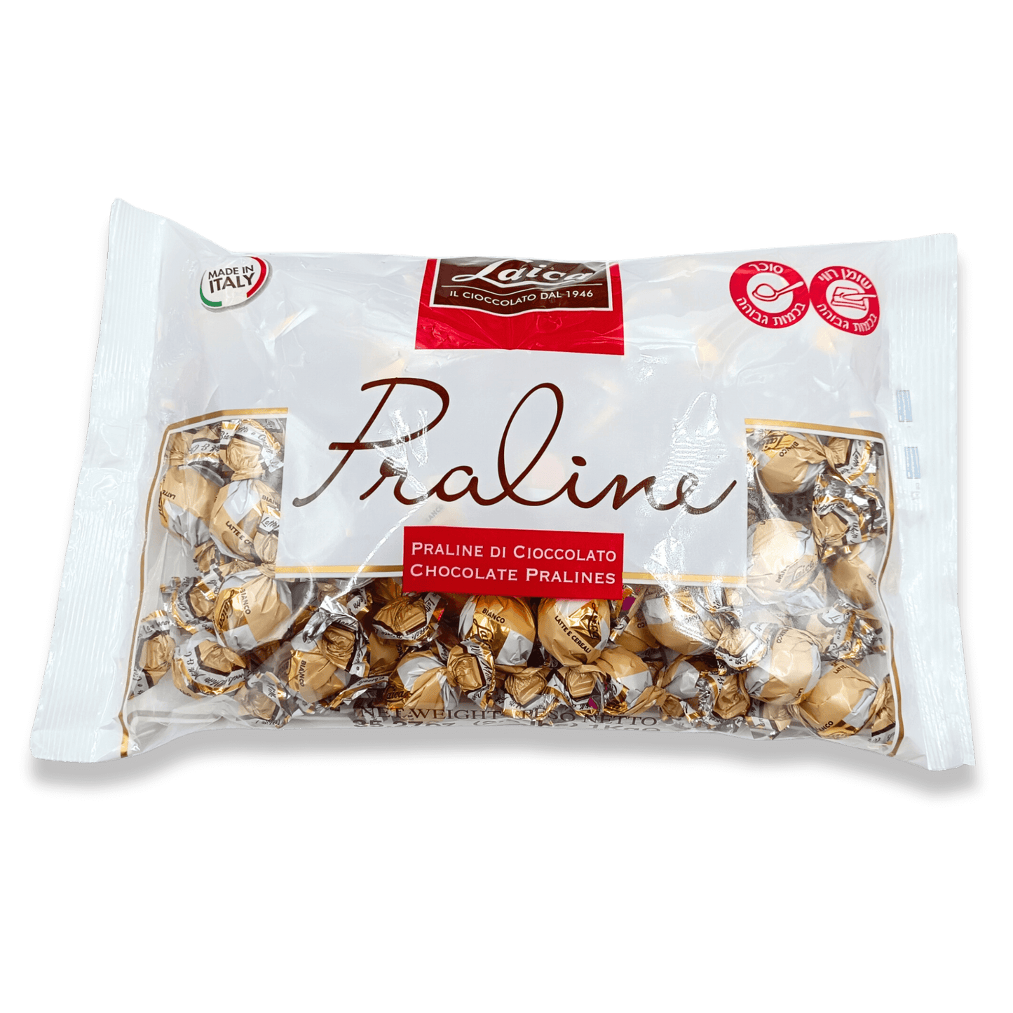 White Chocolate Praline with Milk Cream and Crunchy Cereal