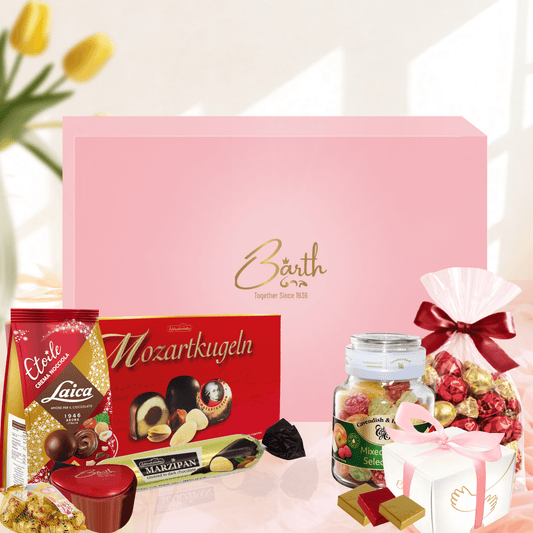 מארז חווייתי לפסח עם שוקולדים, פרלינים וממתקים כשרים לפסח