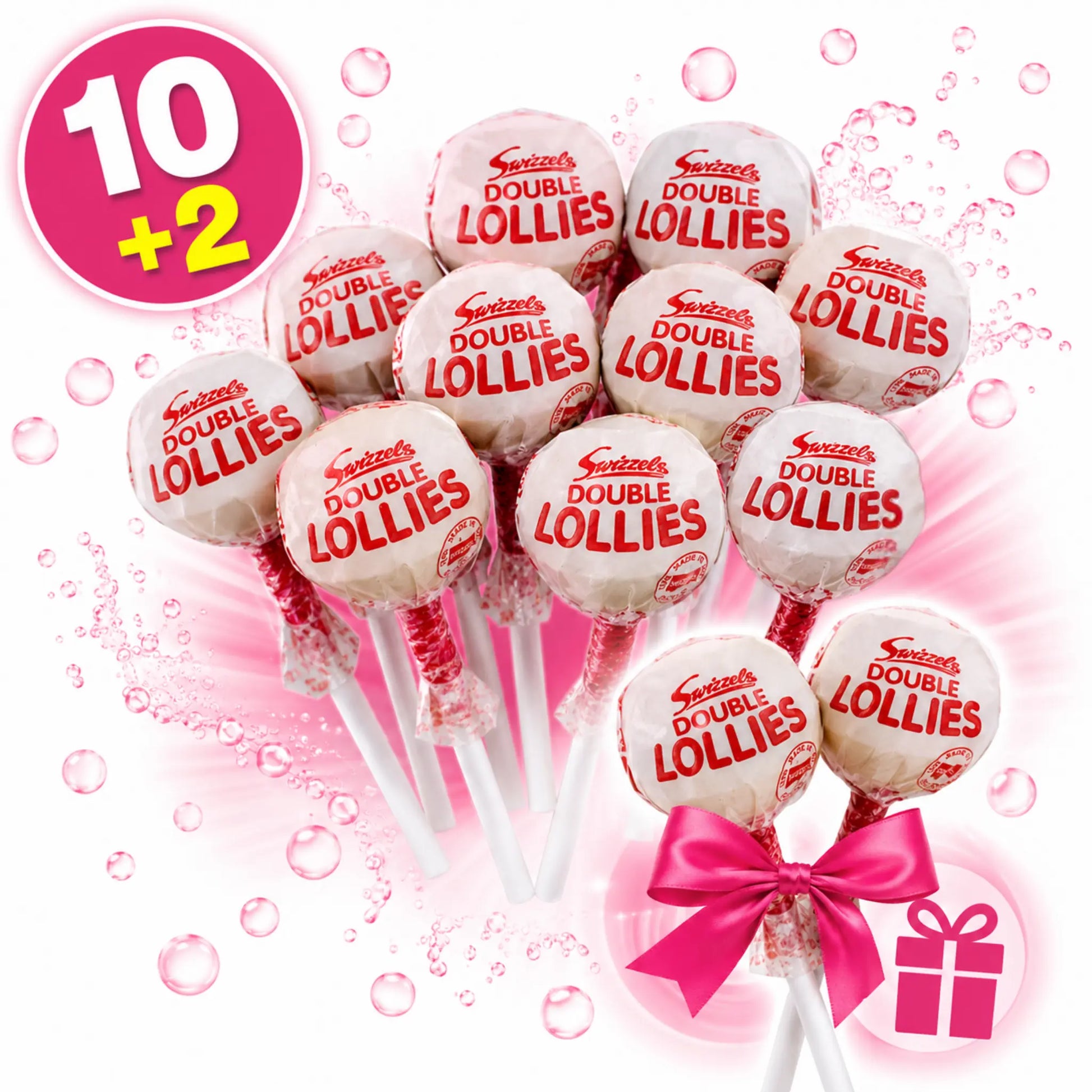 Buy 10 soda lollipops Get 2 free